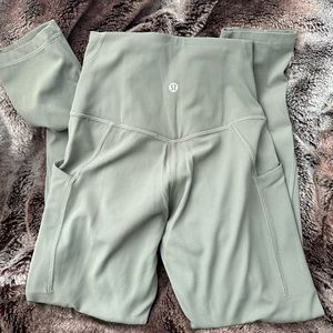 Lululemon’s Leggings. Color Green. Size 2.